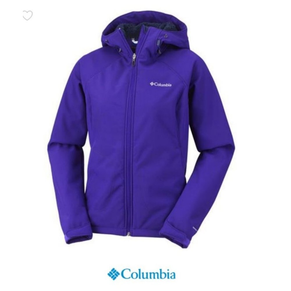Columbia Purple Phurtec II Softshell Jacket Size Large